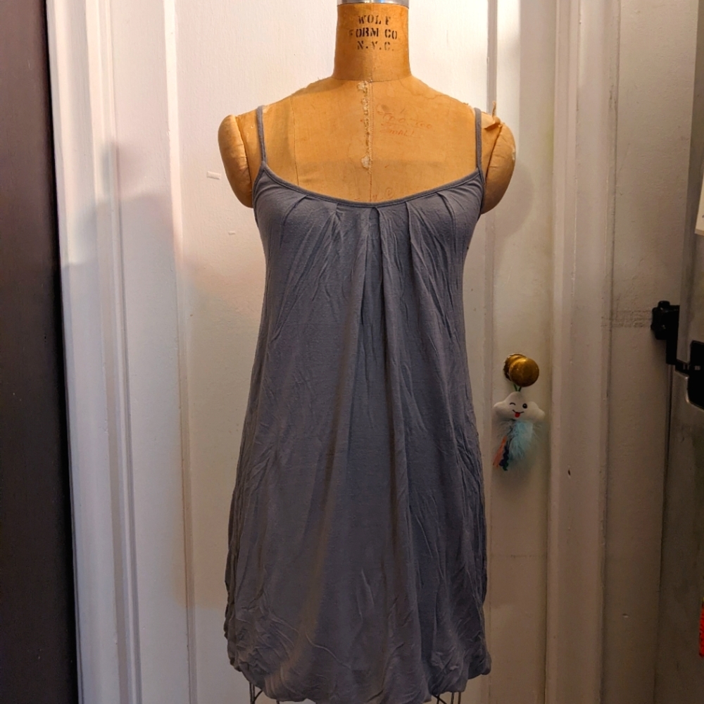 Grey Size 2 "Bubble" Jersey Slip Dress H&M Divided